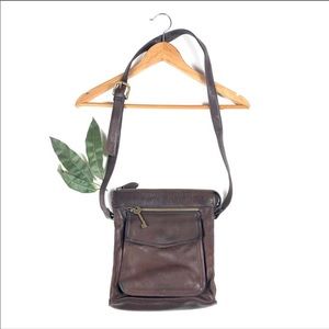 Vintage fossil Leather Crossbody Bag Purse